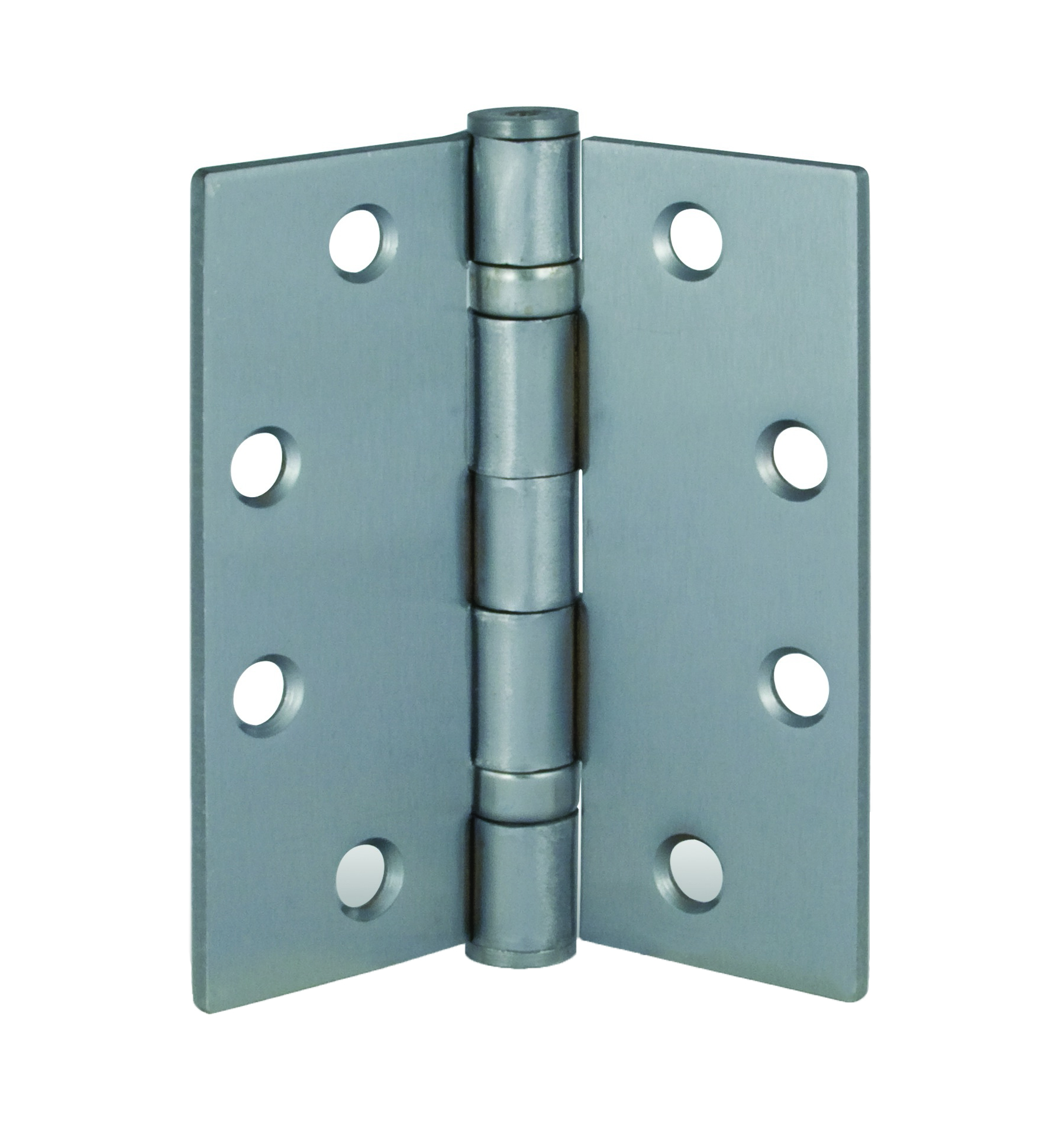 Baldwin 10411501 4-Inch Square Ball Bearing Door Hinge - Satin Nickel Finish